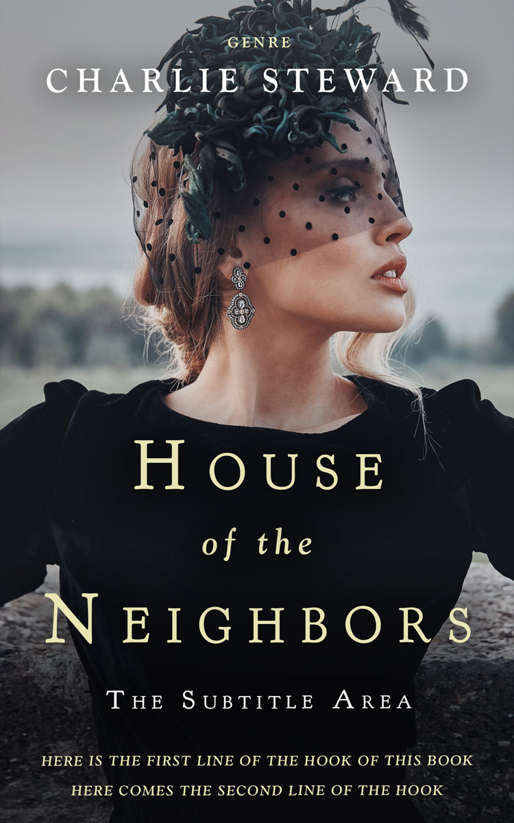 2D view of Premade Historical Book Cover - Cloudy