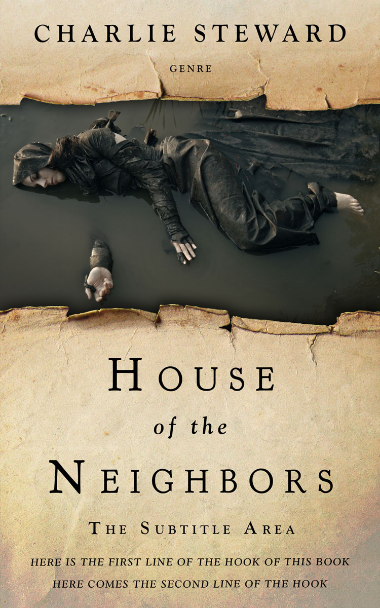 2D view of Premade Mystery & Thriller & Suspense Book Cover - Heavy Metal