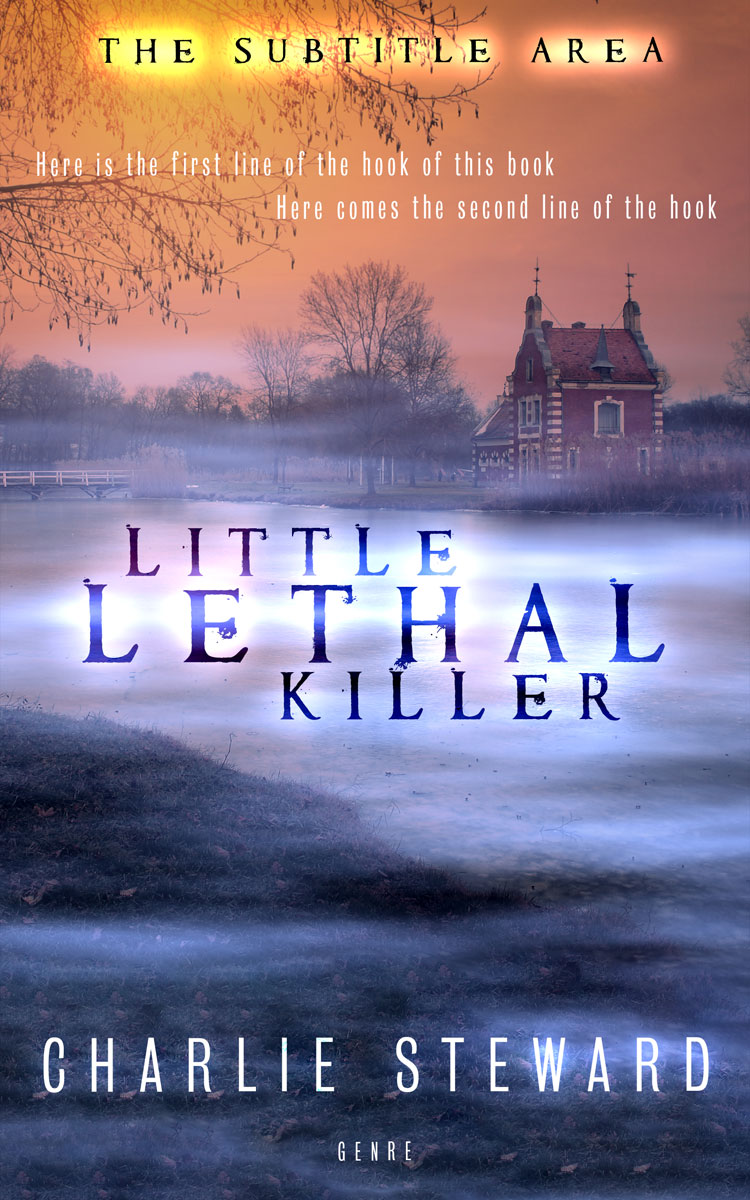 2D view of Premade Horror Book Cover - Thatch