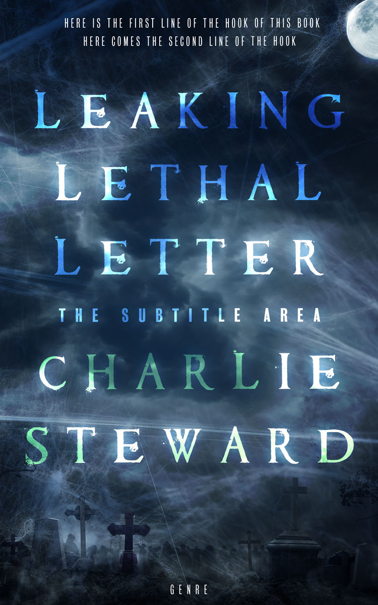 2D view of Premade Horror Book Cover - Cloud Burst