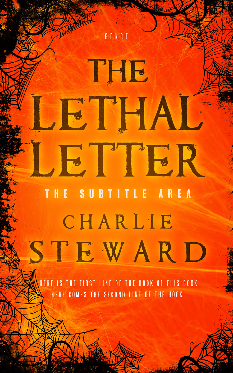 2D view of Premade Horror Book Cover - Jacko Bean