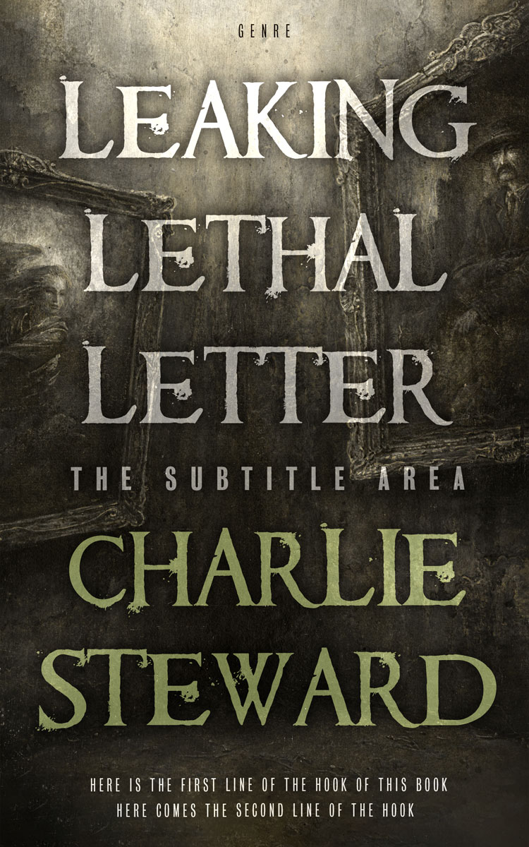 2D view of Premade Horror Book Cover - Zeus