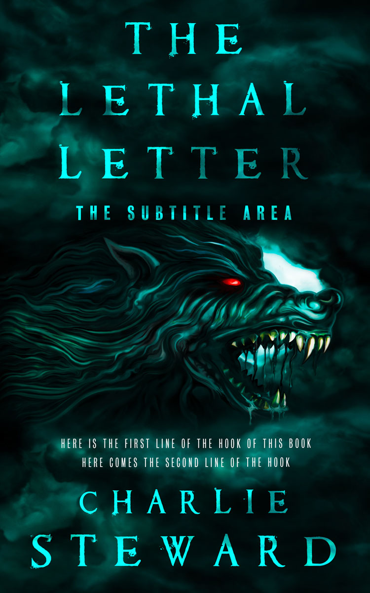 2D view of Premade Fantasy Book Cover - Black Pearl