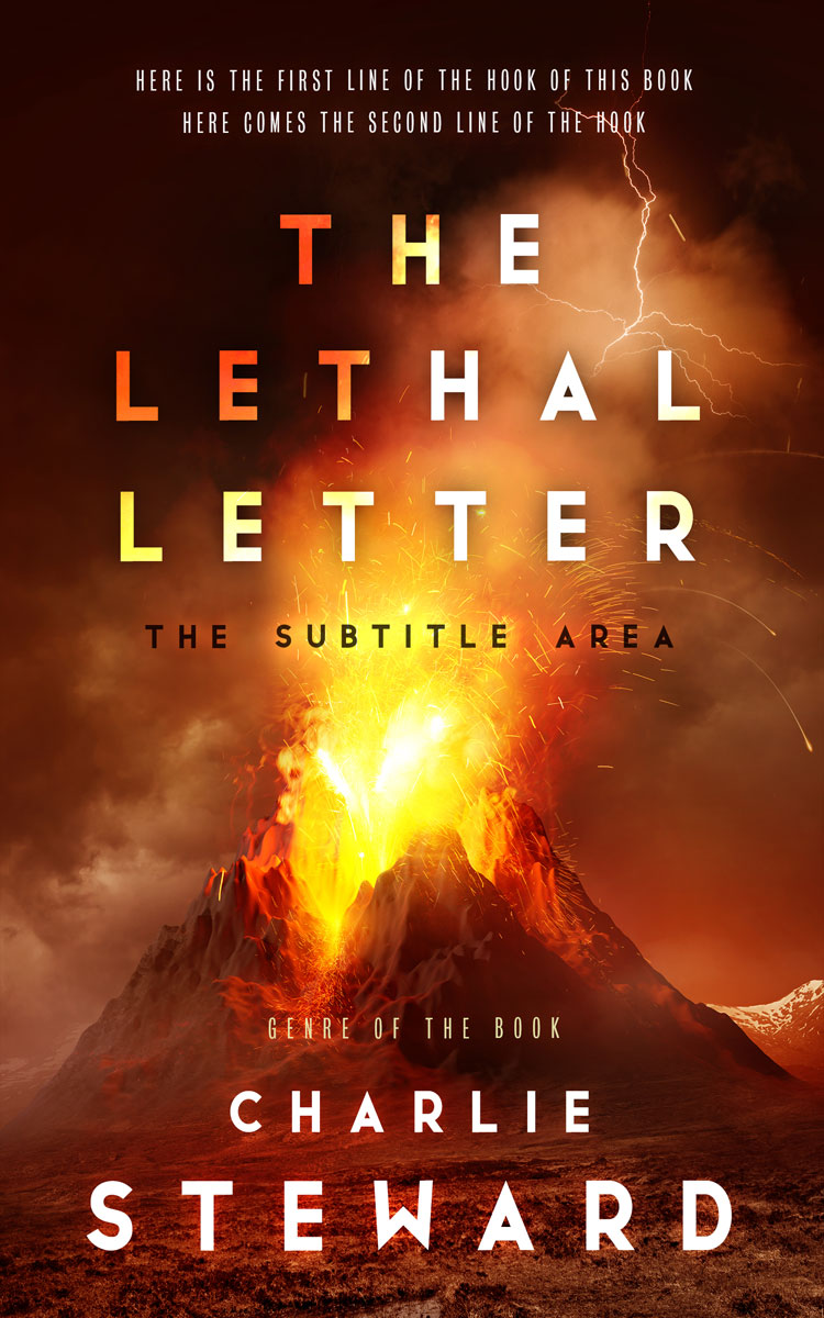 2D view of Premade Apocalyptica Book Cover - Van Cleef