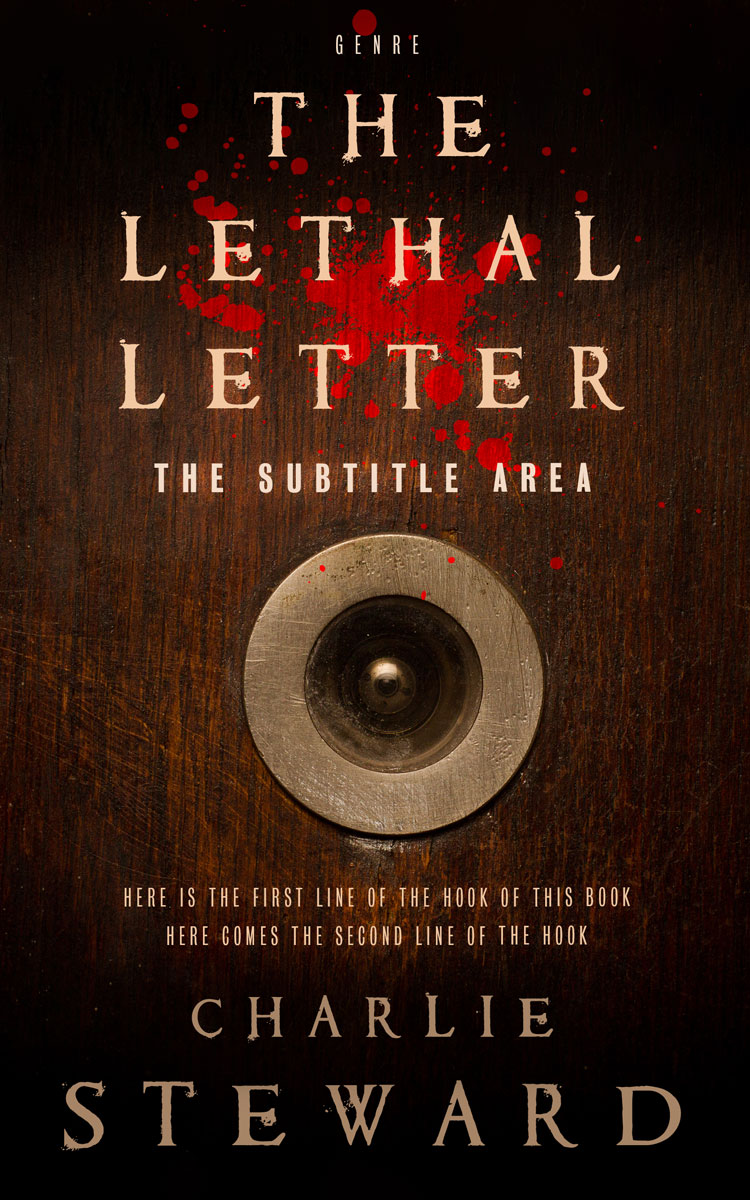 2D view of Premade Mystery & Thriller & Suspense Book Cover - Crowshead