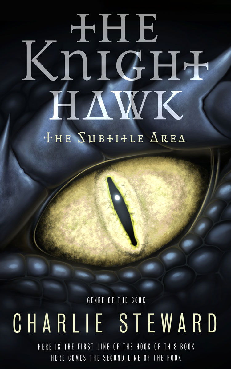 2D view of Premade Fantasy Book Cover - Chino