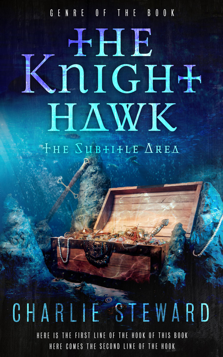 2D view of Premade Fantasy Book Cover - Mirage