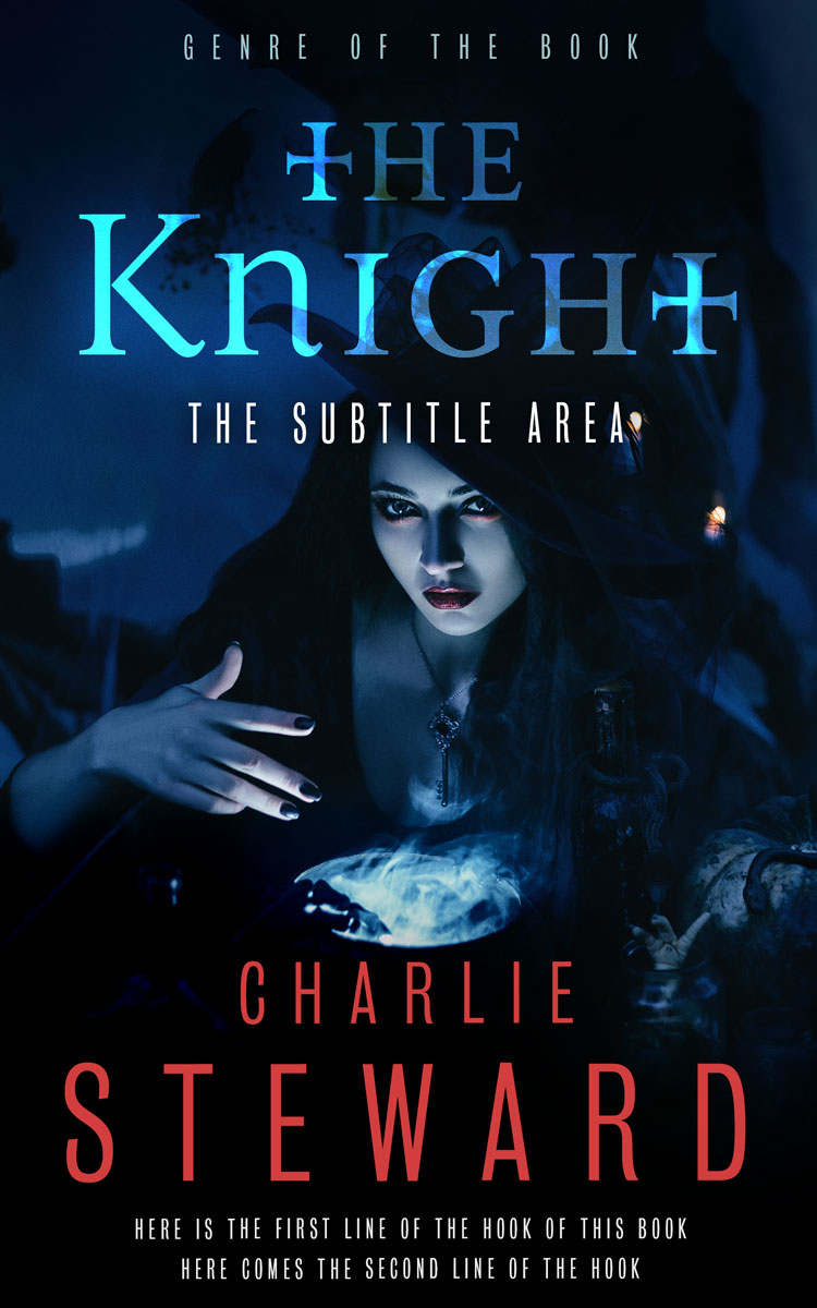 2D view of Premade Fantasy Book Cover - Black Pearl