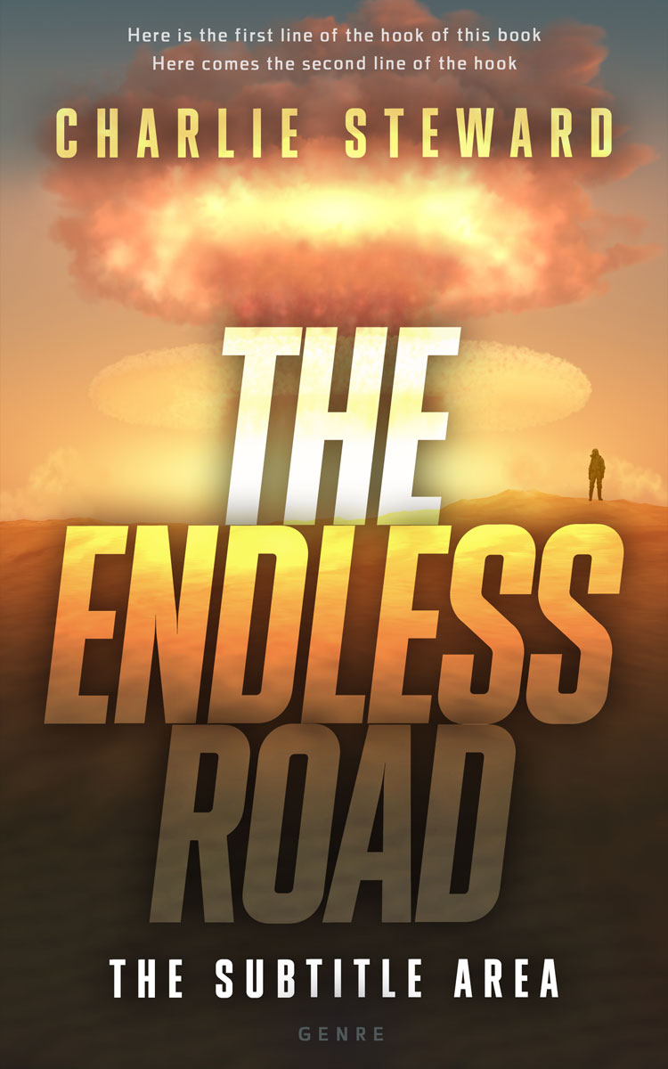 2D view of Premade Apocalyptica Book Cover - Di Serria