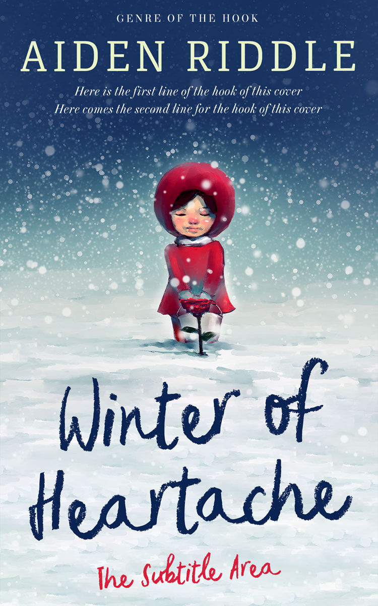 2D view of Premade Fantasy Book Cover - Cello