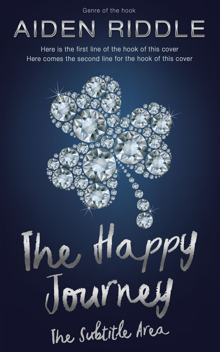 2D view of Premade Chick Lit Book Cover - Cloud Burst