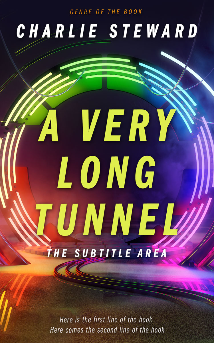 2D view of Premade Science Fiction Book Cover - Whiskey