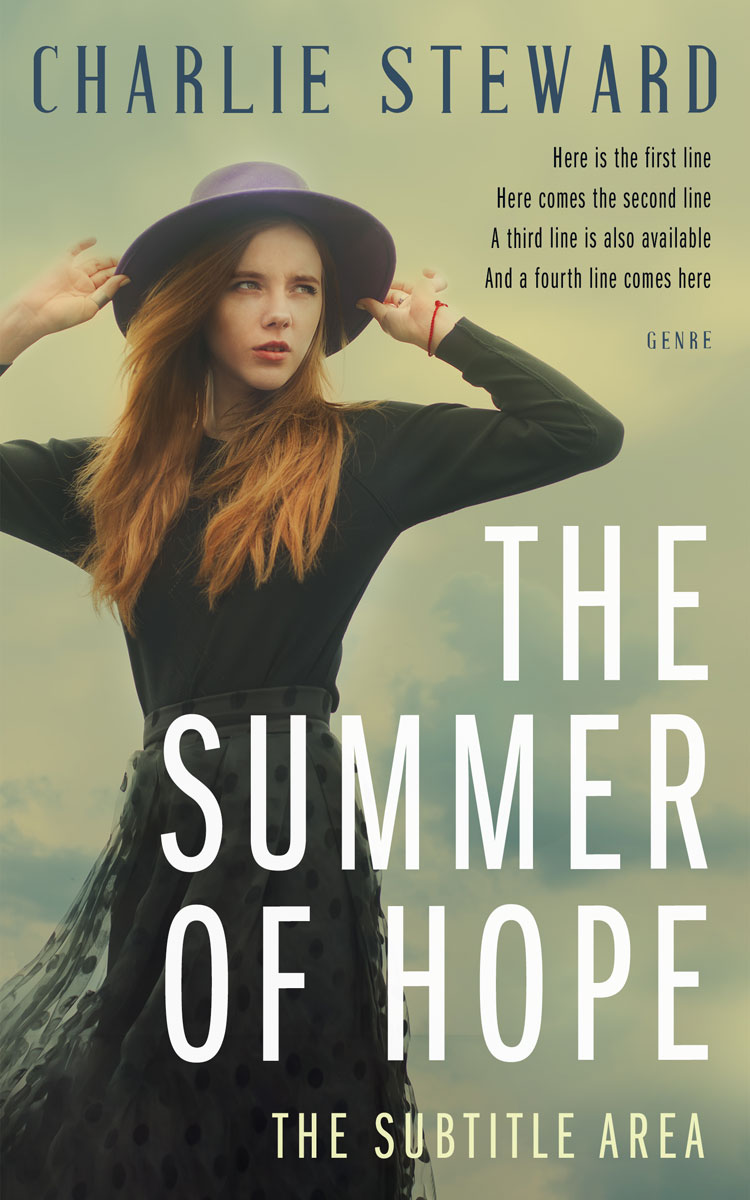 2D view of Premade Teen & Young Adult Book Cover - Locust