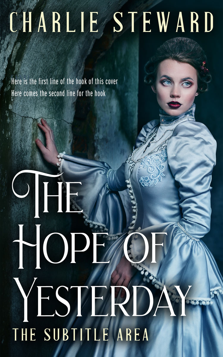 2D view of Premade Historical Book Cover - Timber Green