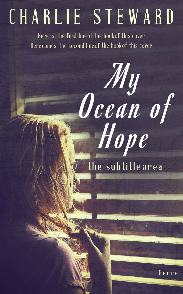 2D view of Premade Romance Book Cover - Ship Gray