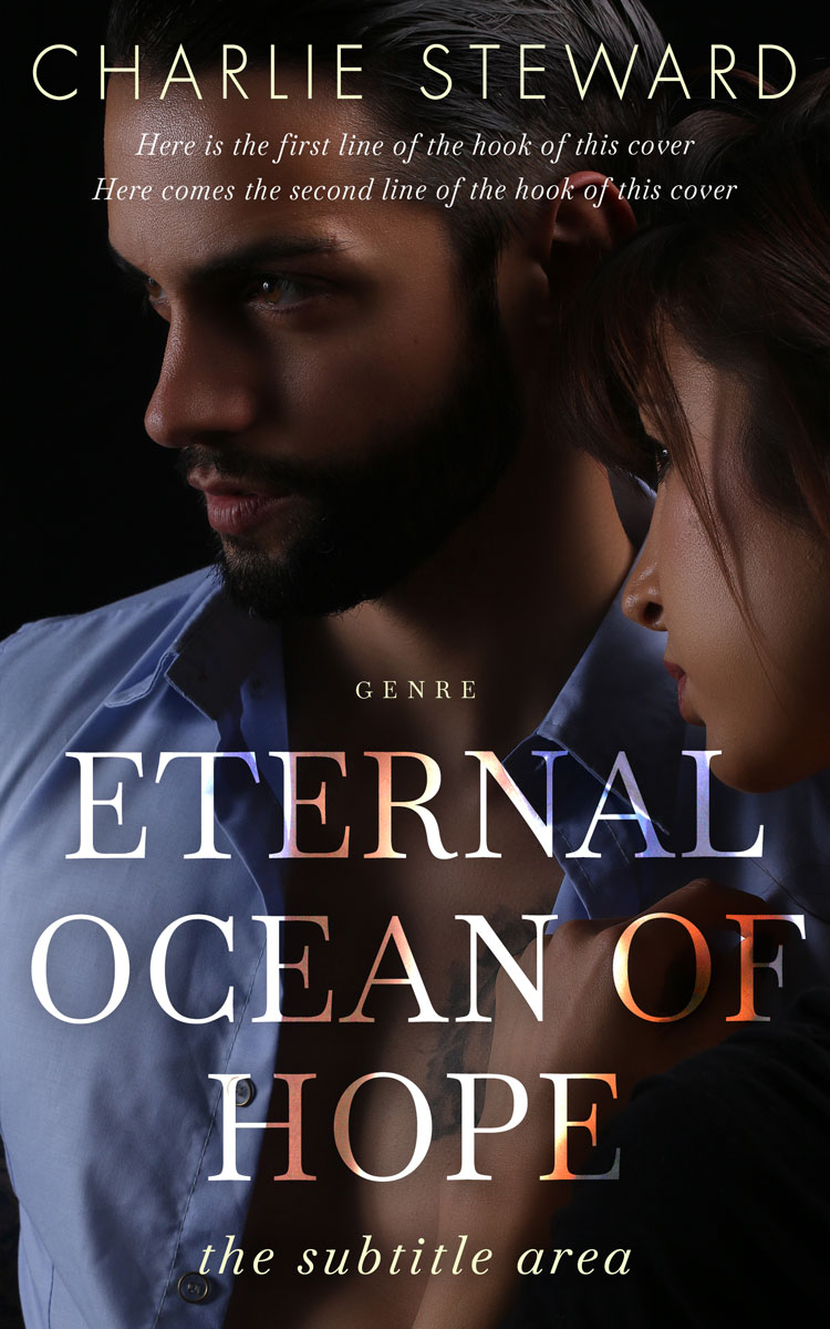 2D view of Premade Erotica Book Cover - Cocoa Brown