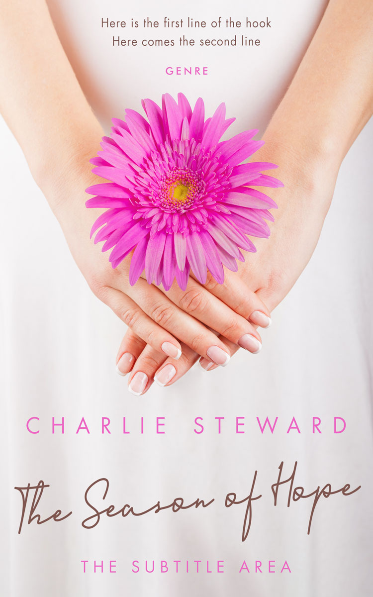 2D view of Premade Romance Book Cover - Pearl Bush