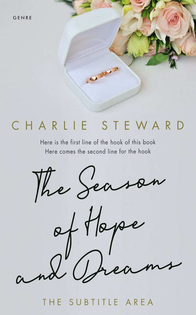 2D view of Premade Romance Book Cover - Iron