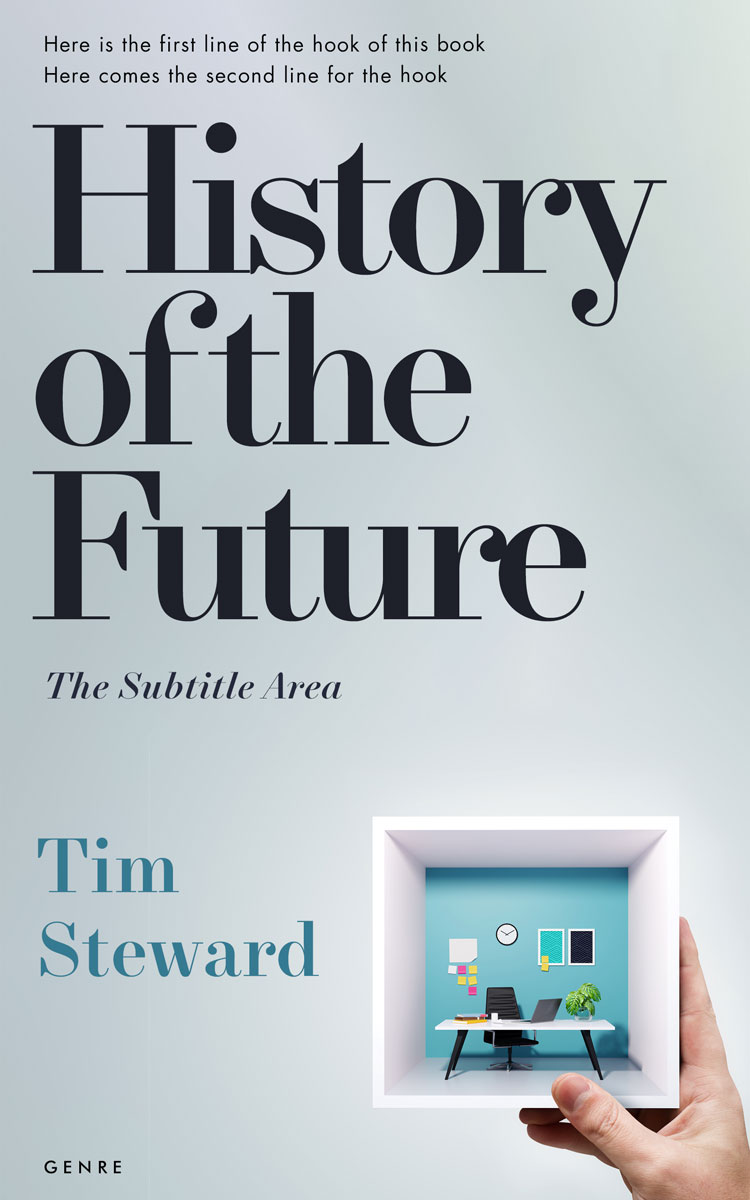 2D view of Premade Business Book Cover - Tiara