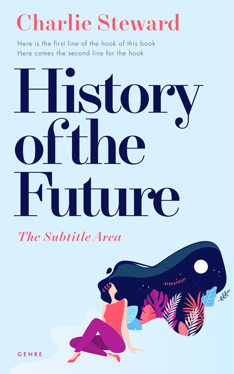 2D view of Premade Health & Mind & Body Book Cover - Humming Bird