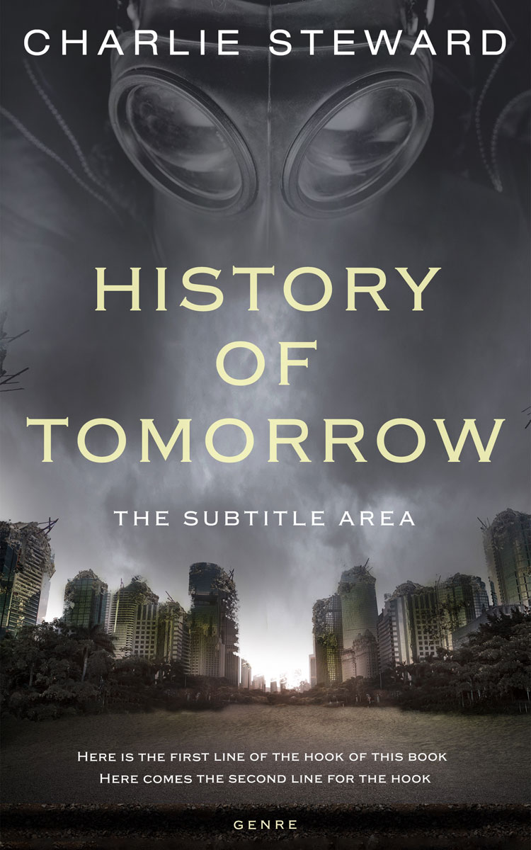 2D view of Premade Apocalyptica Book Cover - Tundora