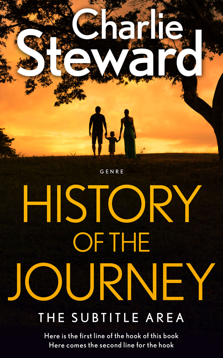 2D view of Premade Family & Parenting Book Cover - Asphalt