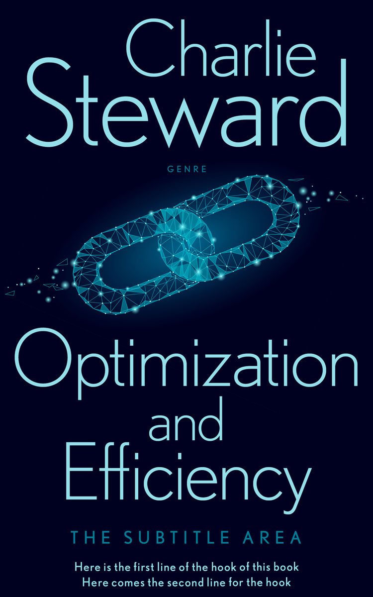 2D view of Premade Business Book Cover - Black Pearl