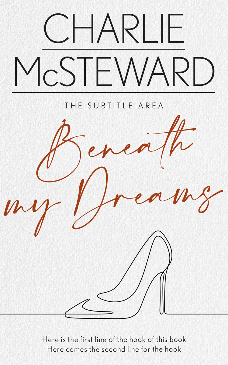 2D view of Premade Chick Lit Book Cover - Gallery