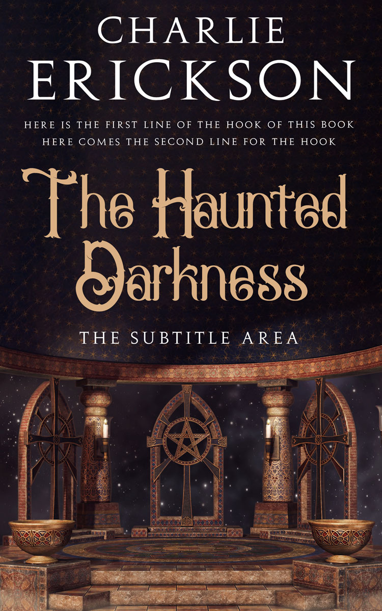 2D view of Premade Fantasy Book Cover - Thunder