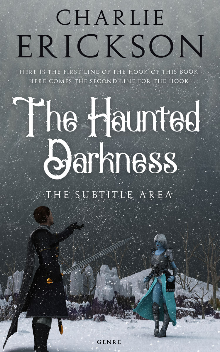 2D view of Premade Fantasy Book Cover - Abbey