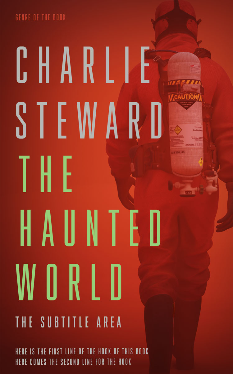 2D view of Premade Apocalyptica Book Cover - Old Brick