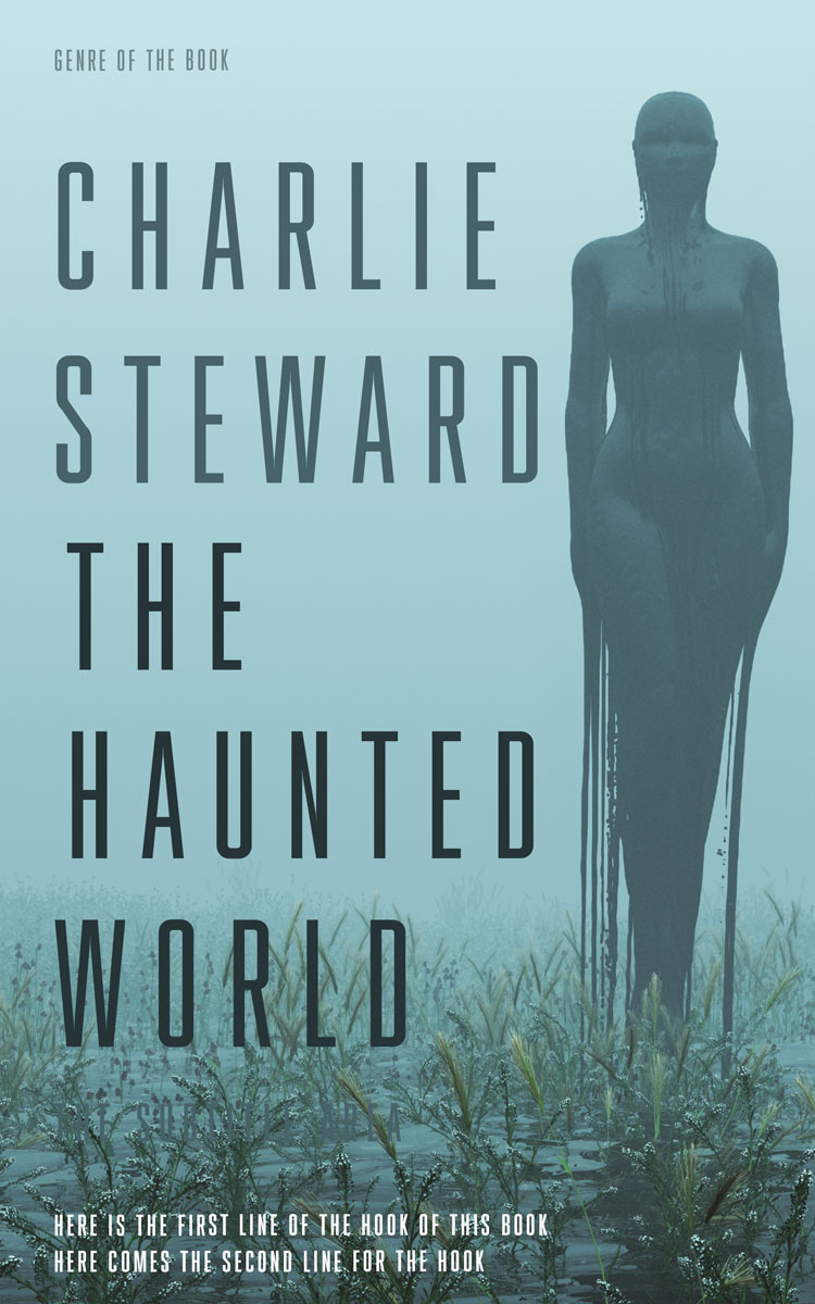 2D view of Premade Horror Book Cover - Gulf Stream