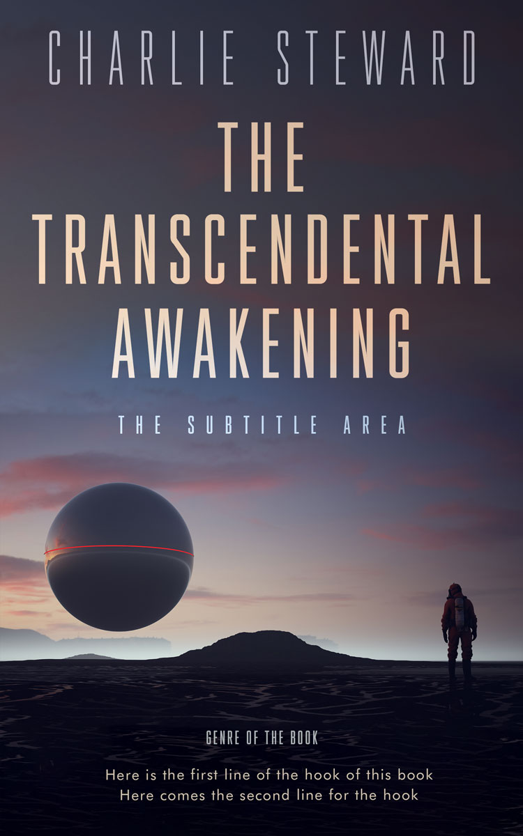 2D view of Premade Science Fiction Book Cover - Tuna