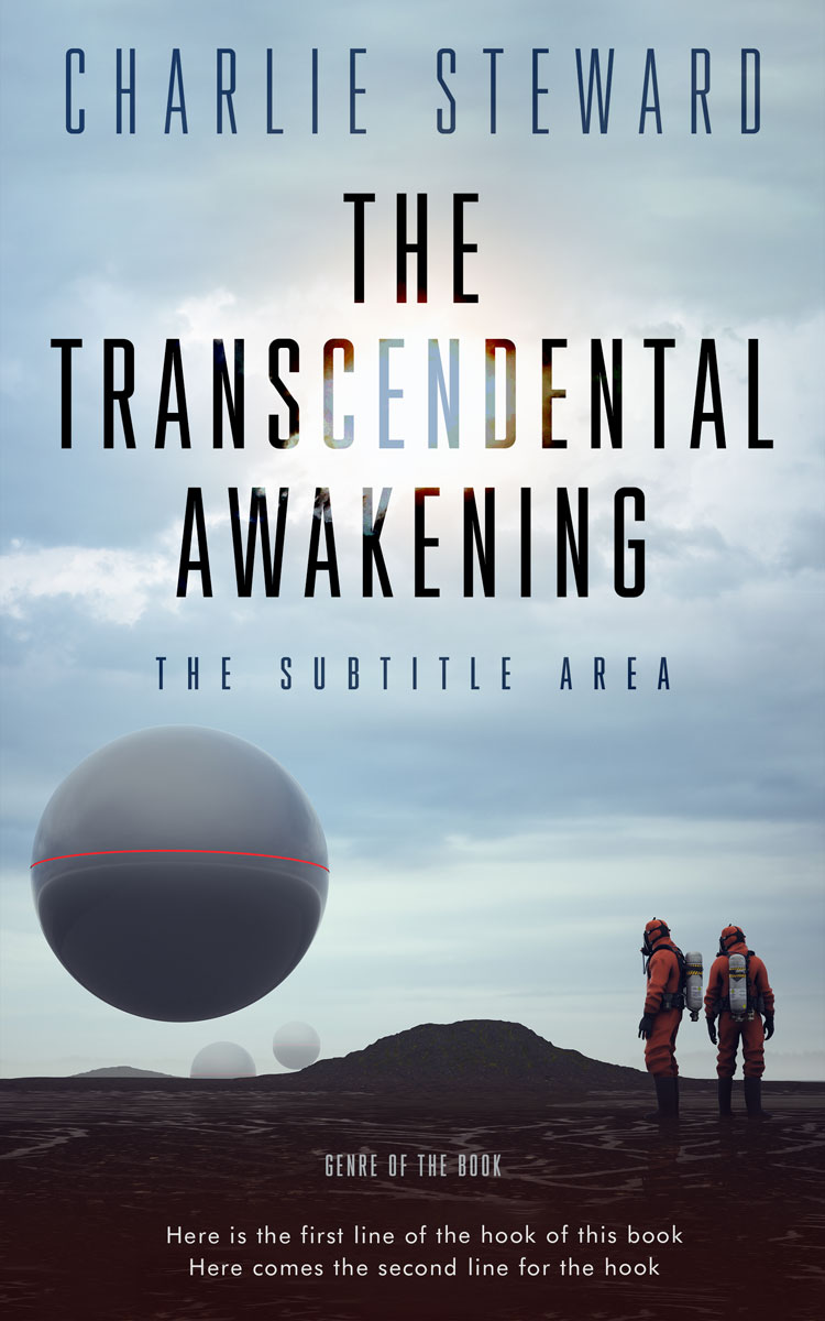 2D view of Premade Science Fiction Book Cover - Heather