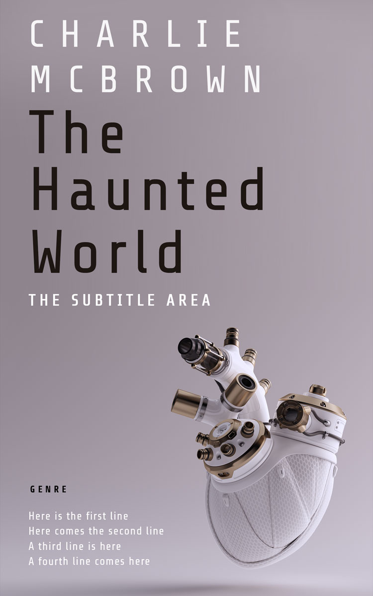 2D view of Premade Science Fiction Book Cover - Shady Lady