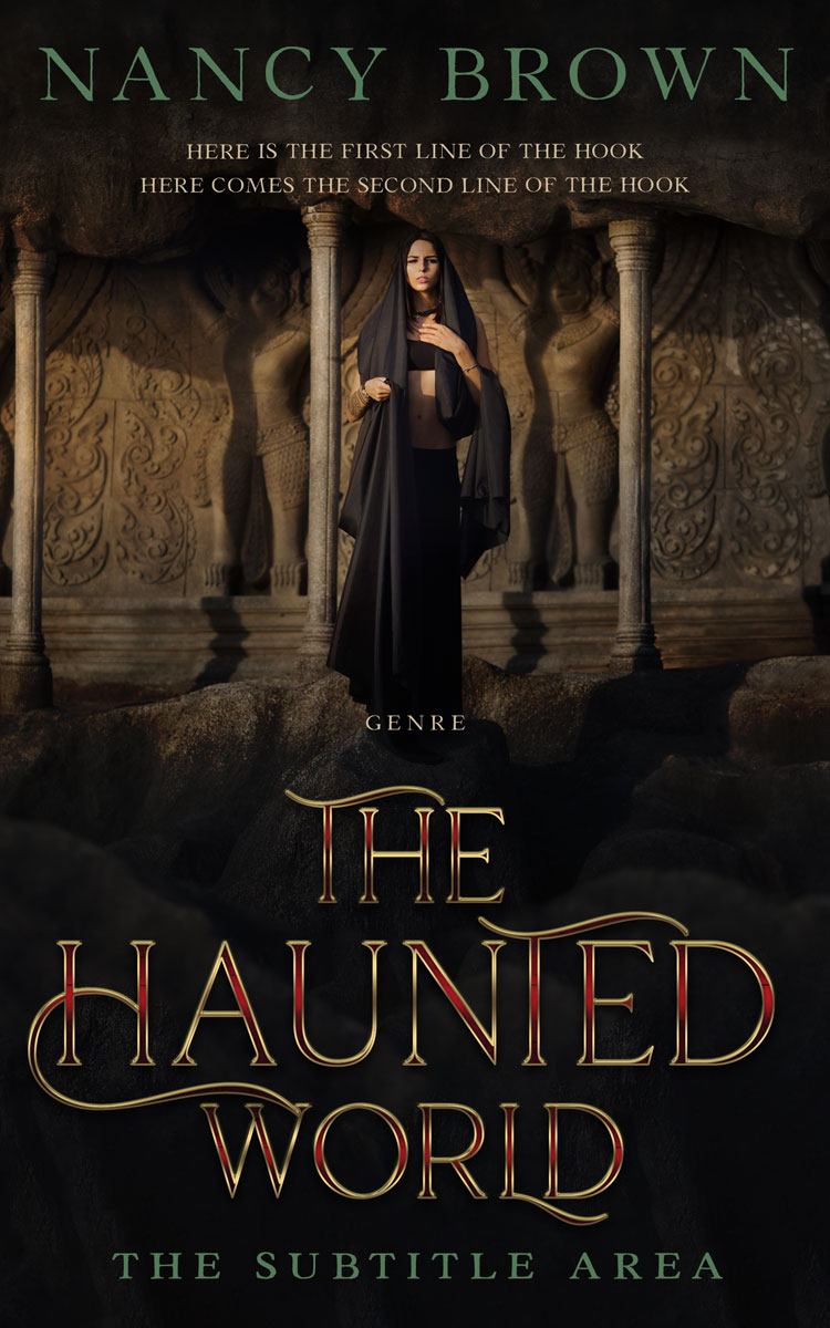 2D view of Premade Fantasy Book Cover - Zeus