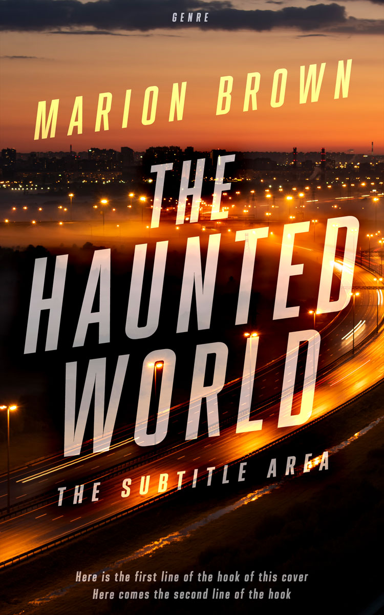 2D view of Premade Mystery & Thriller & Suspense Book Cover - Coffee Bean