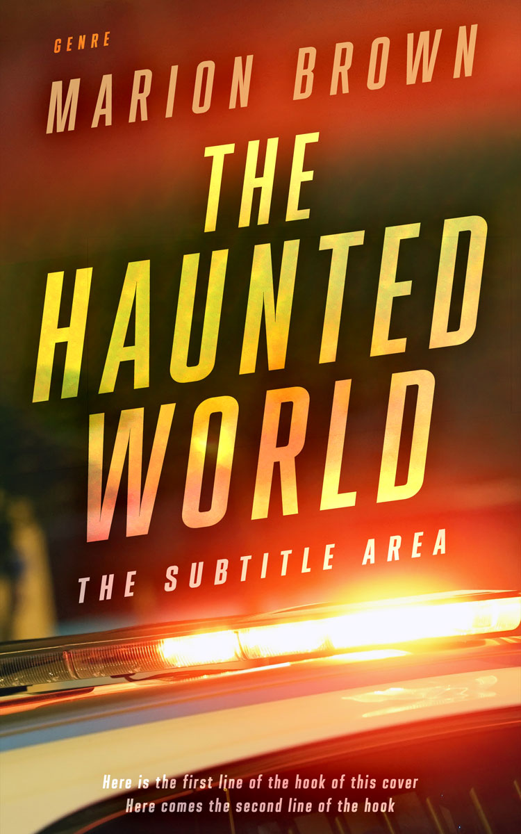 2D view of Premade Mystery & Thriller & Suspense Book Cover - Golden Sand