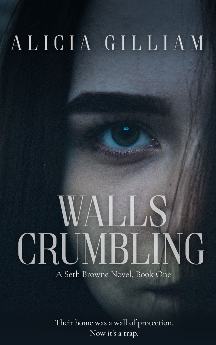 2D view of Premade Mystery & Thriller & Suspense Book Cover - Ebony Clay