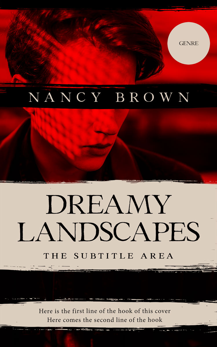 2D view of Premade Mystery & Thriller & Suspense Book Cover - Wood Bark