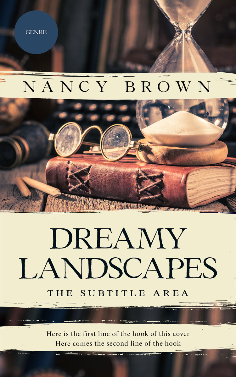 2D view of Premade Historical Book Cover - Shark