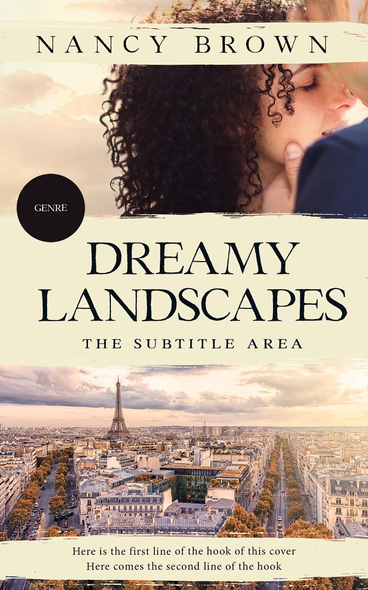 2D view of Premade Romance Book Cover - Thunder