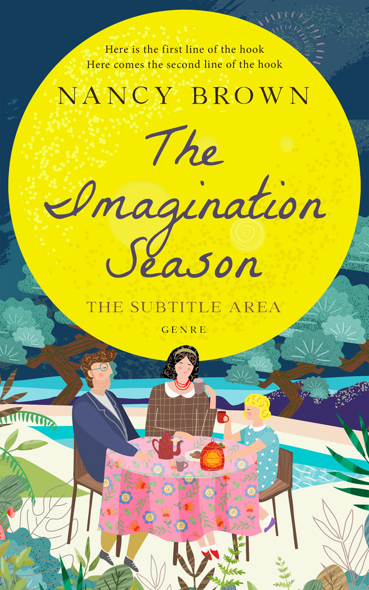 2D view of Premade Literary Fiction Book Cover - Pickled Bluewood