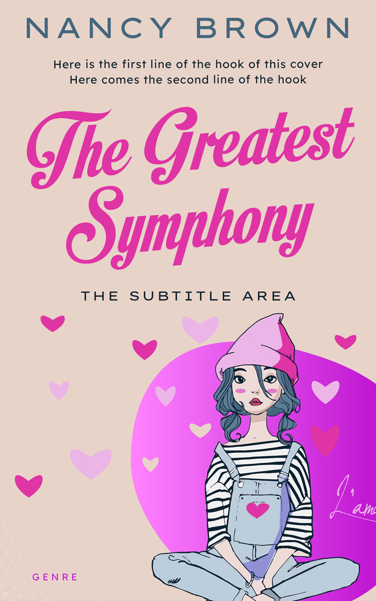 2D view of Premade Teen & Young Adult Book Cover - Wafer