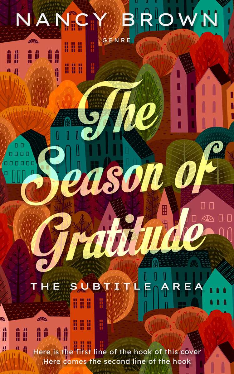 2D view of Premade Literary Fiction Book Cover - Black Marlin