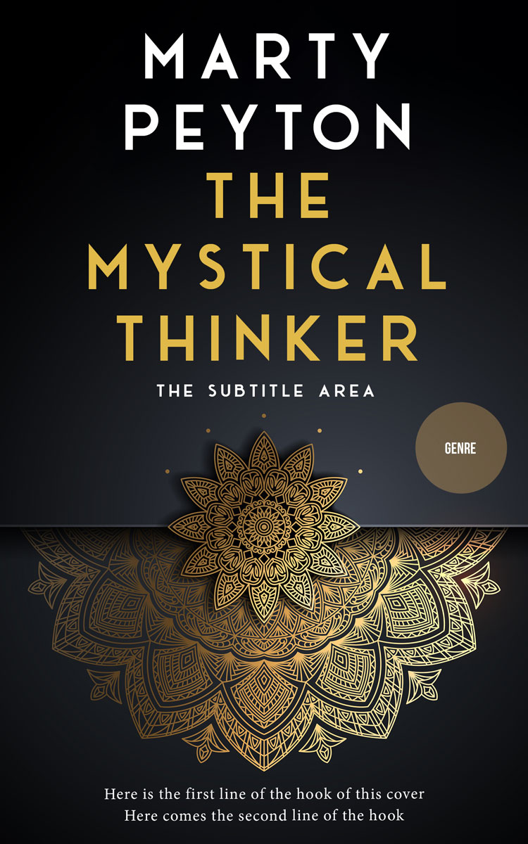 2D view of Premade Religion & Spirituality Book Cover - Woodsmoke