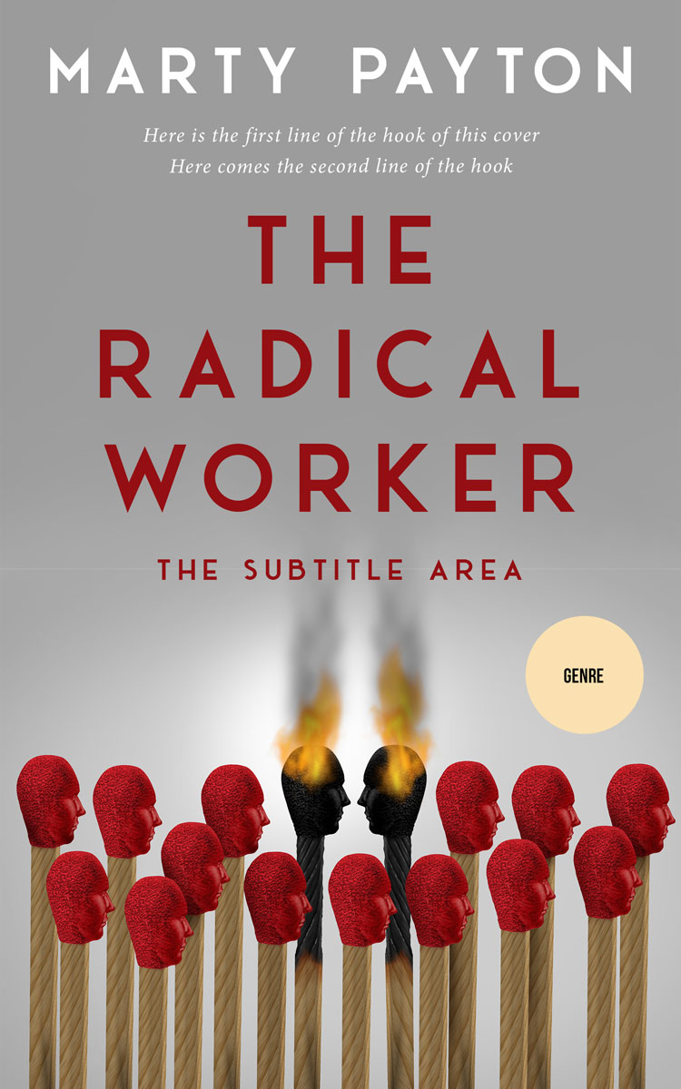 2D view of Premade Business Book Cover - Dawn