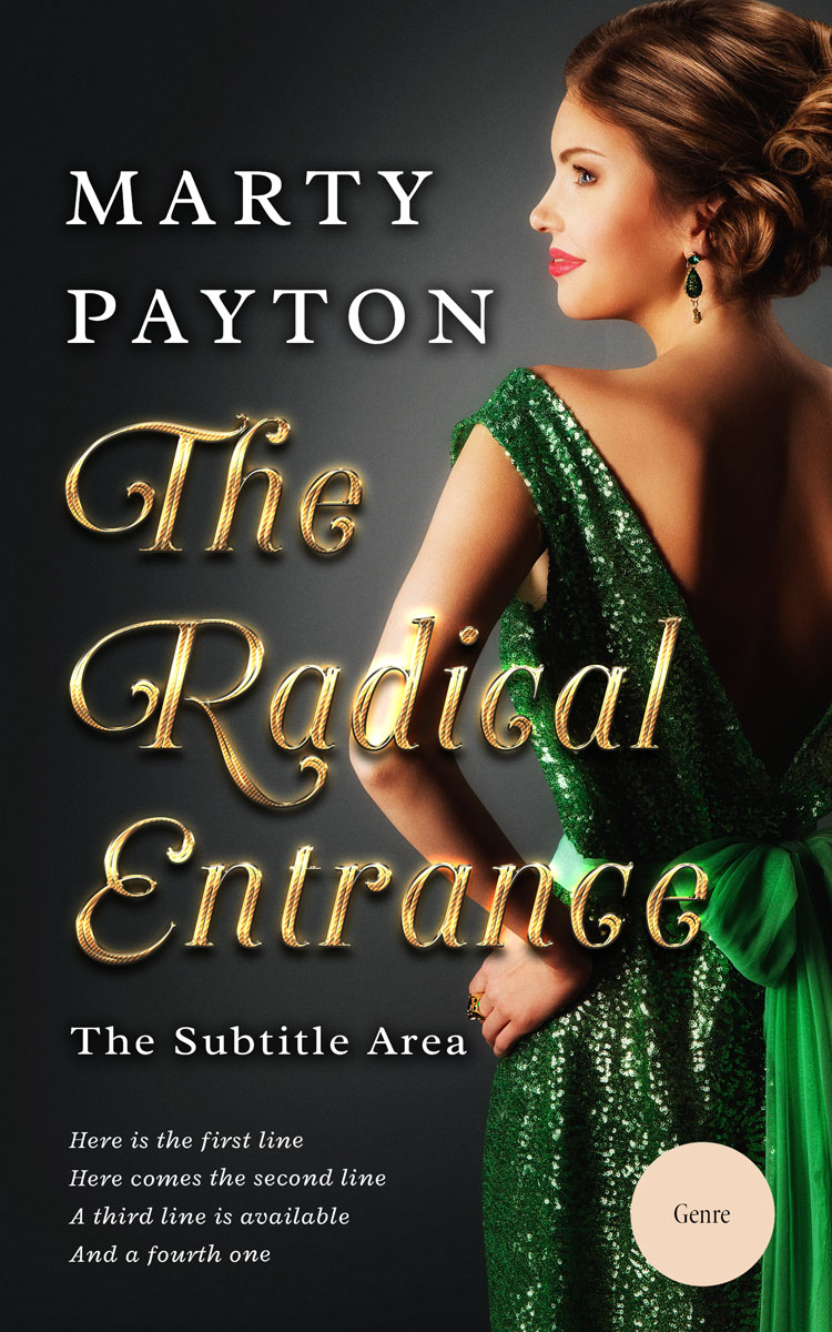 2D view of Premade Chick Lit Book Cover - Heavy Metal