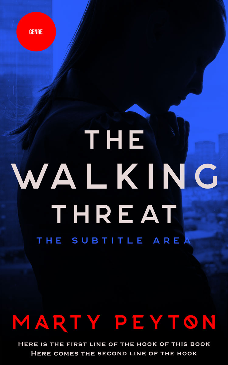 2D view of Premade Mystery & Thriller & Suspense Book Cover - Ebony