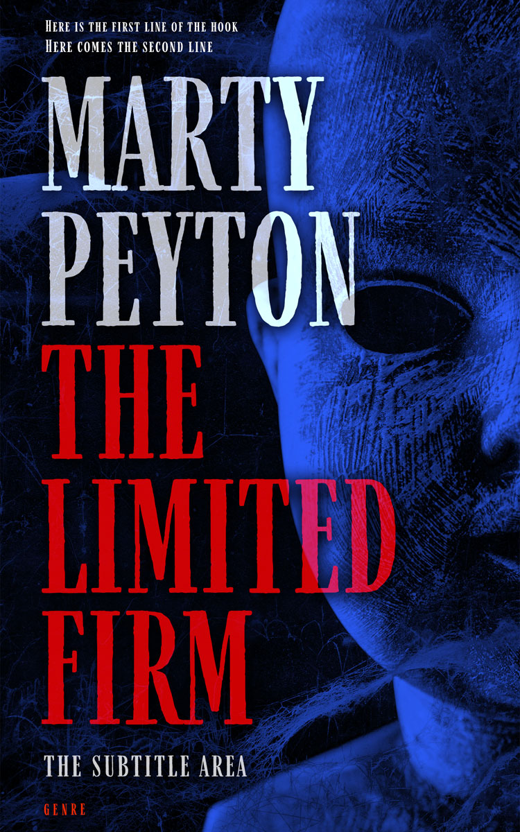 2D view of Premade Horror Book Cover - Chestnut Rose